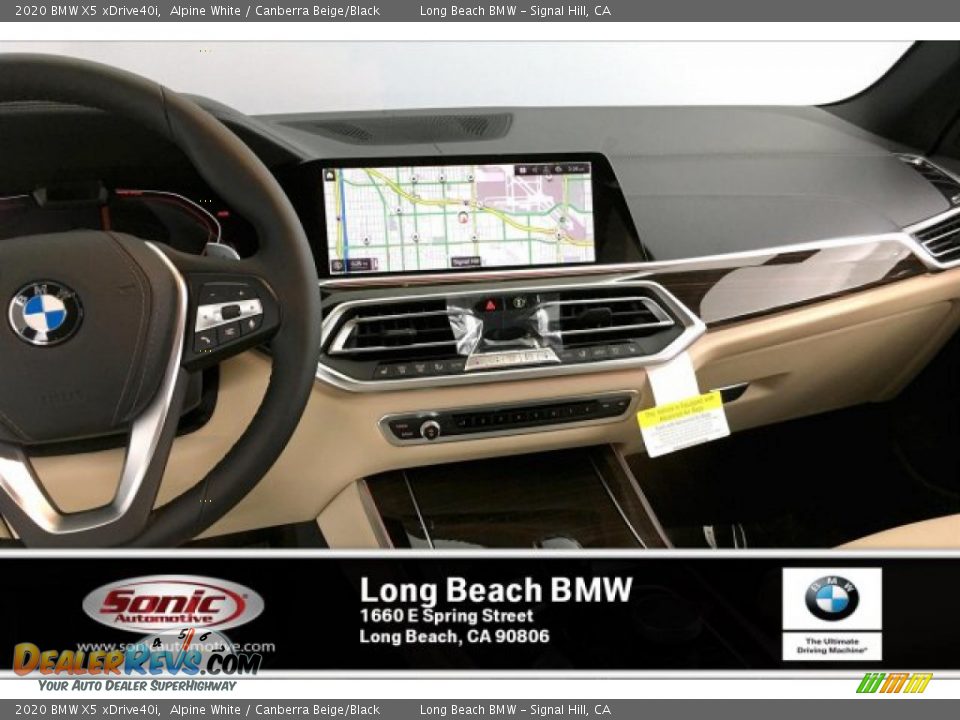 2020 BMW X5 xDrive40i Alpine White / Canberra Beige/Black Photo #5
