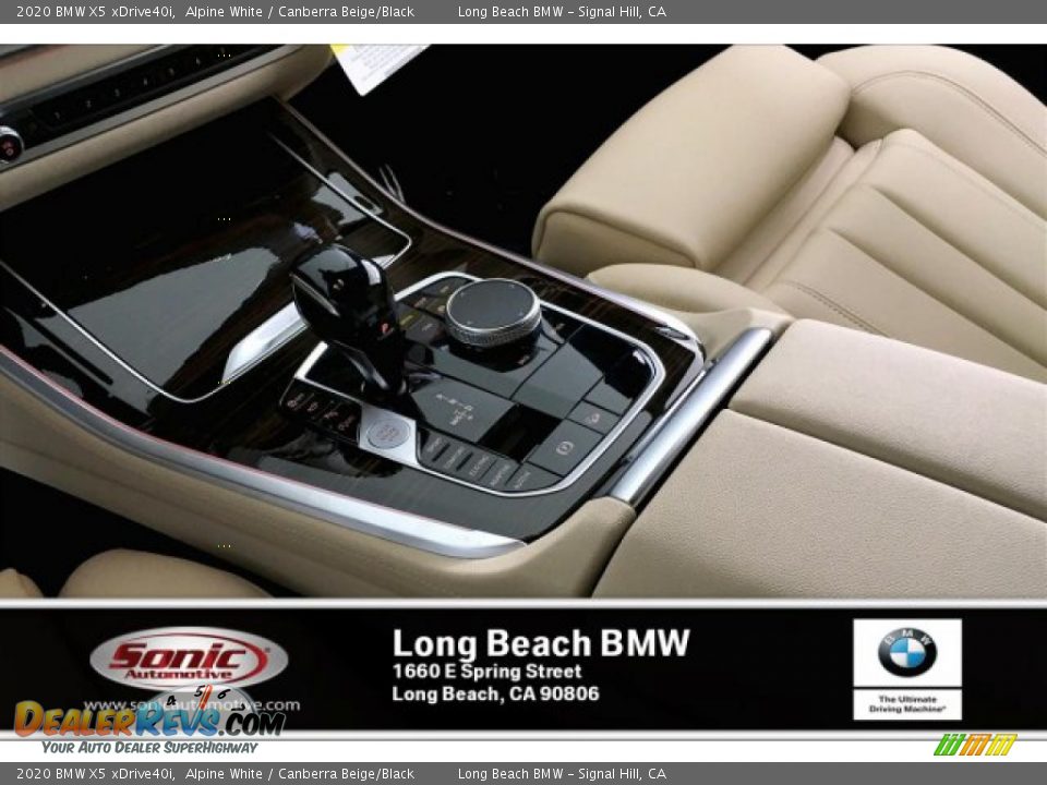 2020 BMW X5 xDrive40i Alpine White / Canberra Beige/Black Photo #6