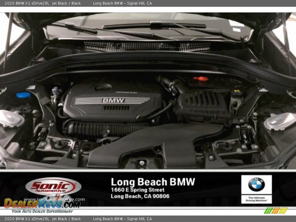 2020 BMW X1 sDrive28i Jet Black / Black Photo #8