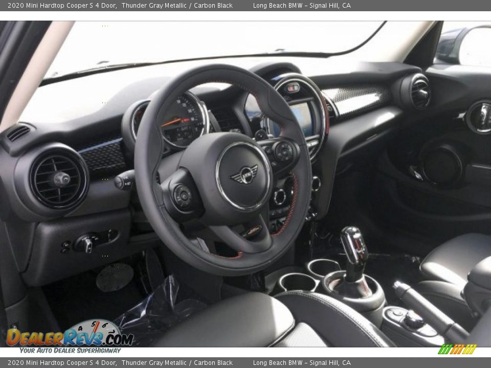 2020 Mini Hardtop Cooper S 4 Door Thunder Gray Metallic / Carbon Black Photo #4