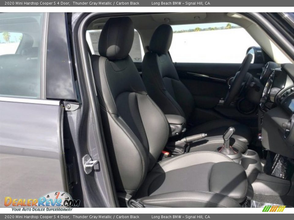 2020 Mini Hardtop Cooper S 4 Door Thunder Gray Metallic / Carbon Black Photo #7