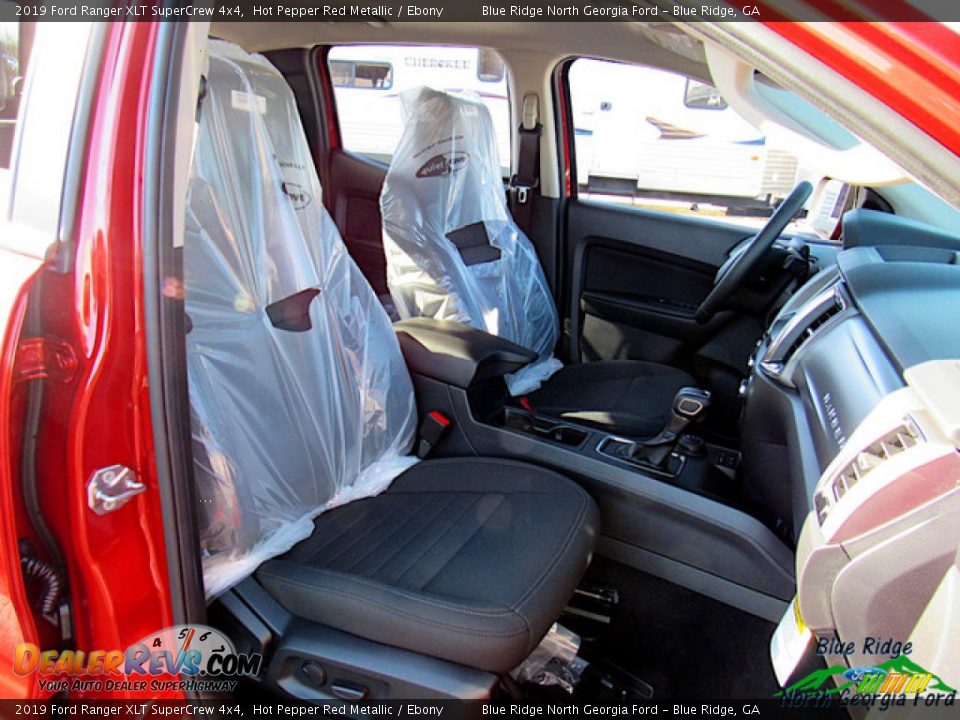 2019 Ford Ranger XLT SuperCrew 4x4 Hot Pepper Red Metallic / Ebony Photo #11