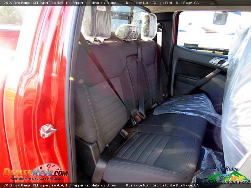 2019 Ford Ranger XLT SuperCrew 4x4 Hot Pepper Red Metallic / Ebony Photo #12