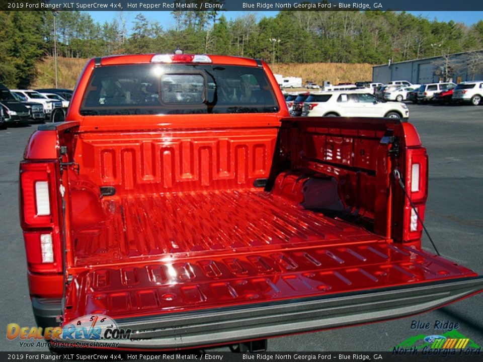 2019 Ford Ranger XLT SuperCrew 4x4 Hot Pepper Red Metallic / Ebony Photo #13