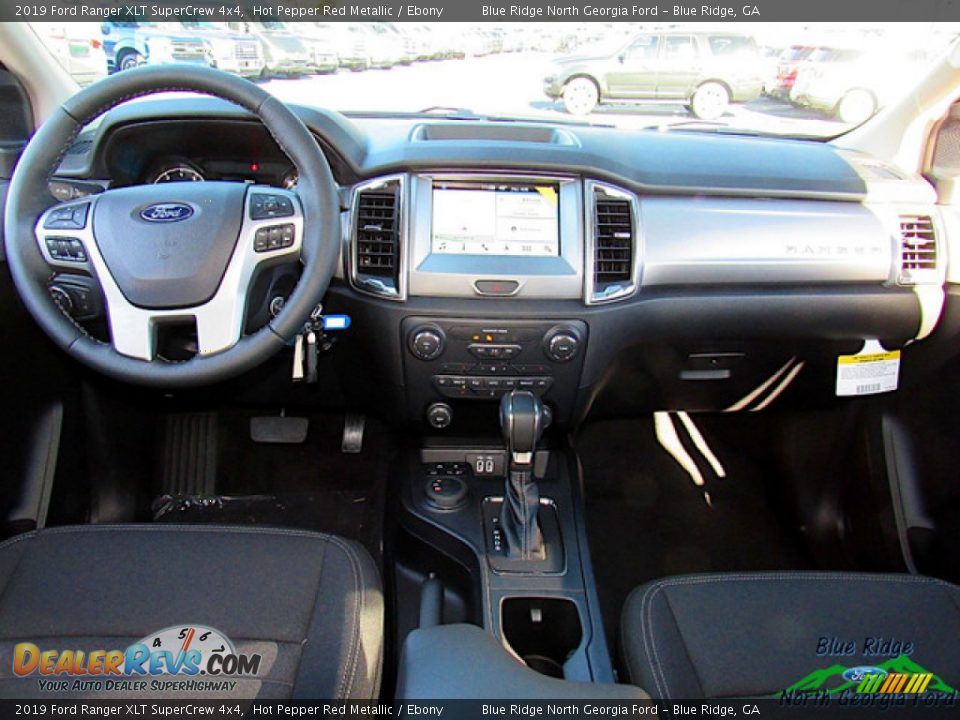 2019 Ford Ranger XLT SuperCrew 4x4 Hot Pepper Red Metallic / Ebony Photo #15