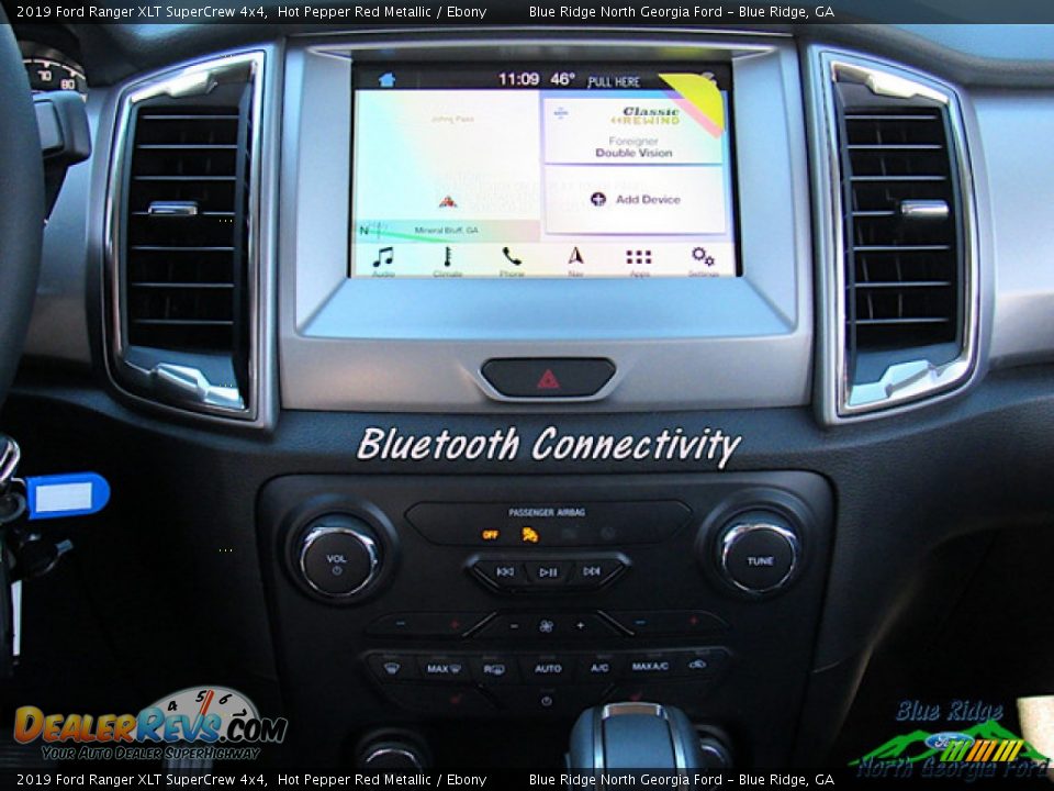 2019 Ford Ranger XLT SuperCrew 4x4 Hot Pepper Red Metallic / Ebony Photo #18
