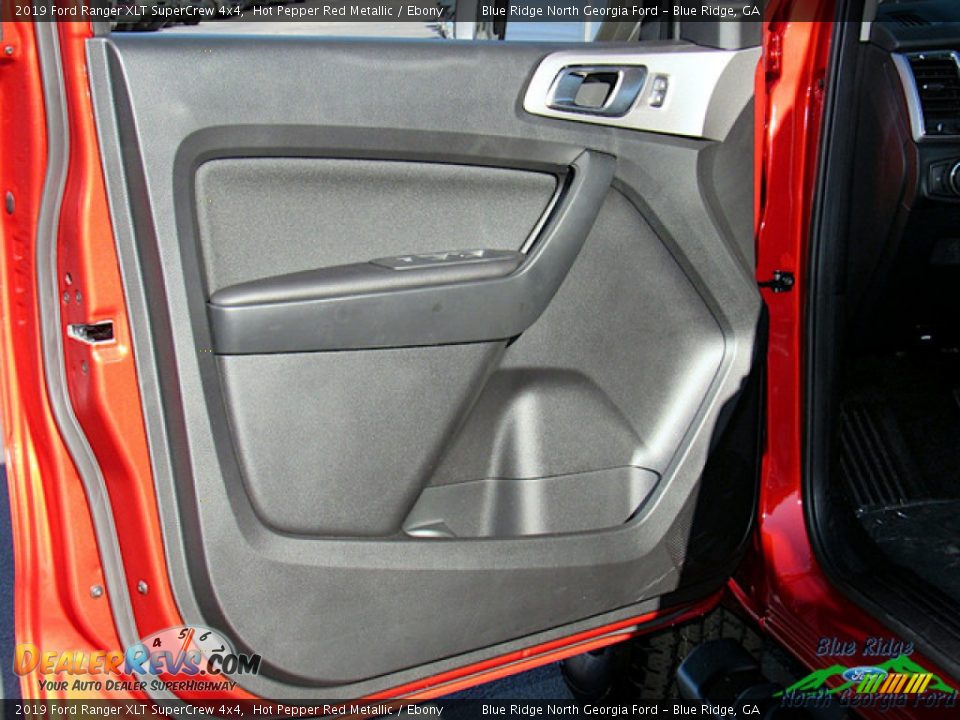 2019 Ford Ranger XLT SuperCrew 4x4 Hot Pepper Red Metallic / Ebony Photo #25