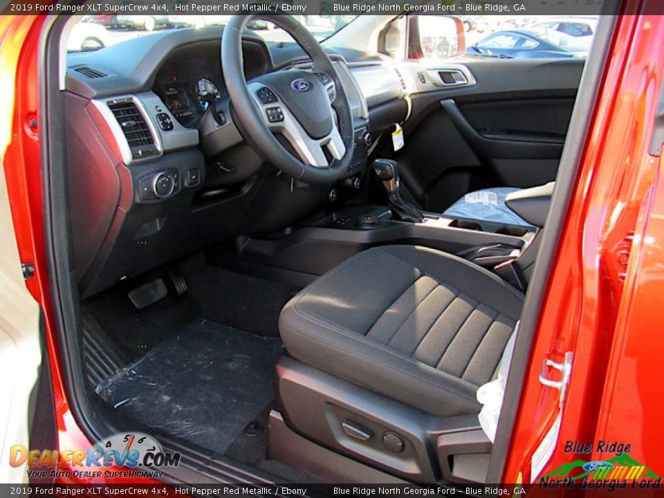 2019 Ford Ranger XLT SuperCrew 4x4 Hot Pepper Red Metallic / Ebony Photo #26