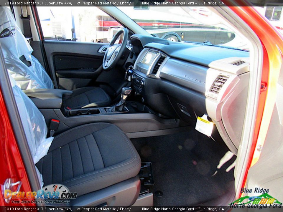2019 Ford Ranger XLT SuperCrew 4x4 Hot Pepper Red Metallic / Ebony Photo #27