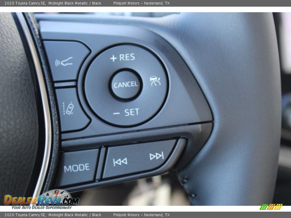 2020 Toyota Camry SE Midnight Black Metallic / Black Photo #15