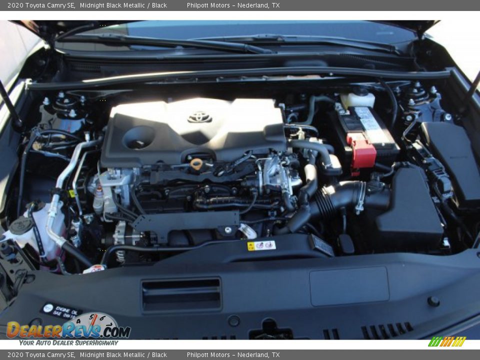 2020 Toyota Camry SE Midnight Black Metallic / Black Photo #24