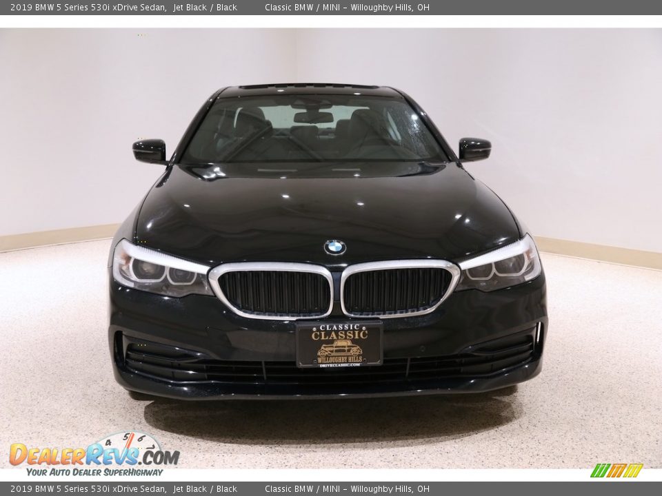 2019 BMW 5 Series 530i xDrive Sedan Jet Black / Black Photo #2