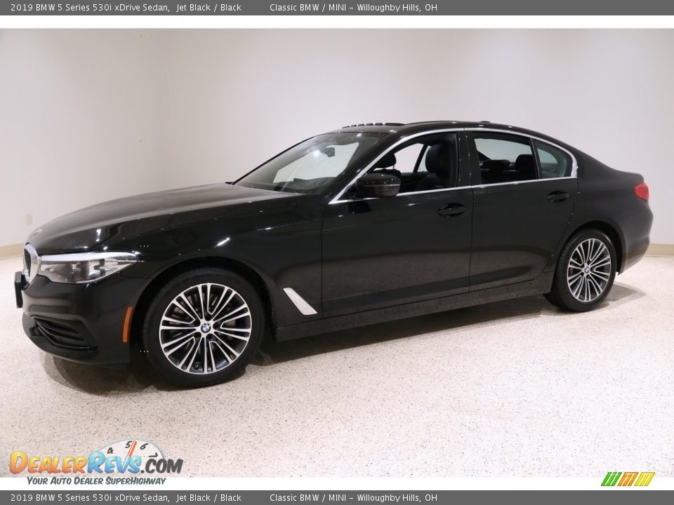 2019 BMW 5 Series 530i xDrive Sedan Jet Black / Black Photo #3