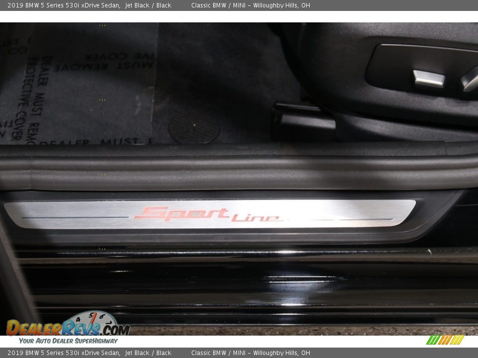 2019 BMW 5 Series 530i xDrive Sedan Jet Black / Black Photo #6