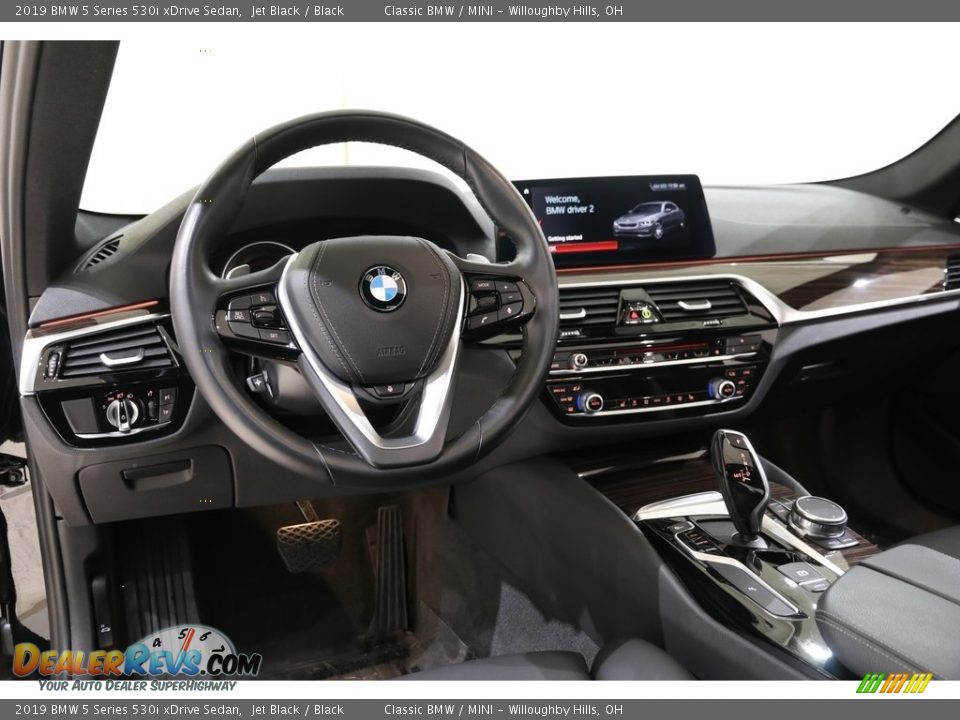 2019 BMW 5 Series 530i xDrive Sedan Jet Black / Black Photo #7