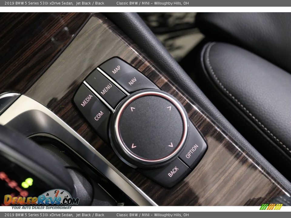 2019 BMW 5 Series 530i xDrive Sedan Jet Black / Black Photo #17