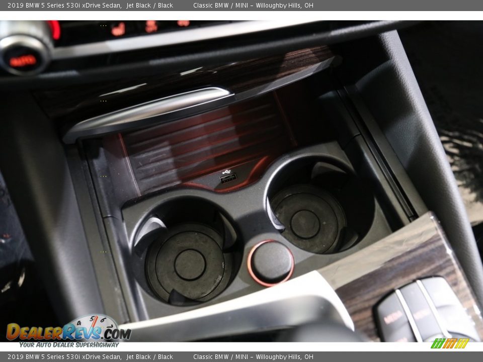 2019 BMW 5 Series 530i xDrive Sedan Jet Black / Black Photo #18