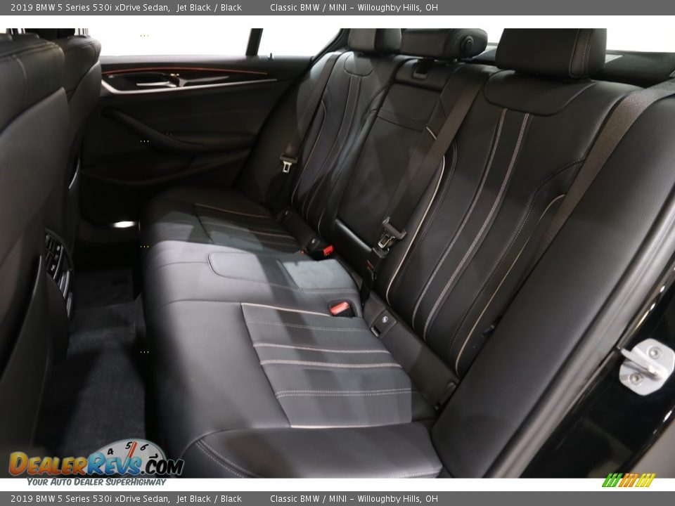 2019 BMW 5 Series 530i xDrive Sedan Jet Black / Black Photo #21
