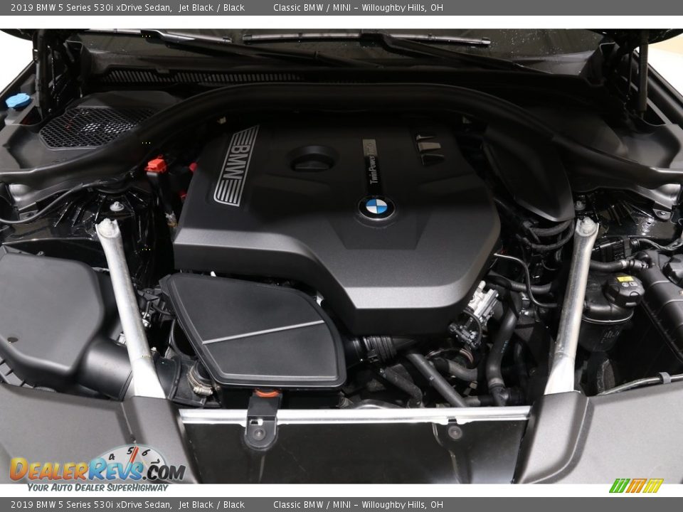 2019 BMW 5 Series 530i xDrive Sedan Jet Black / Black Photo #23