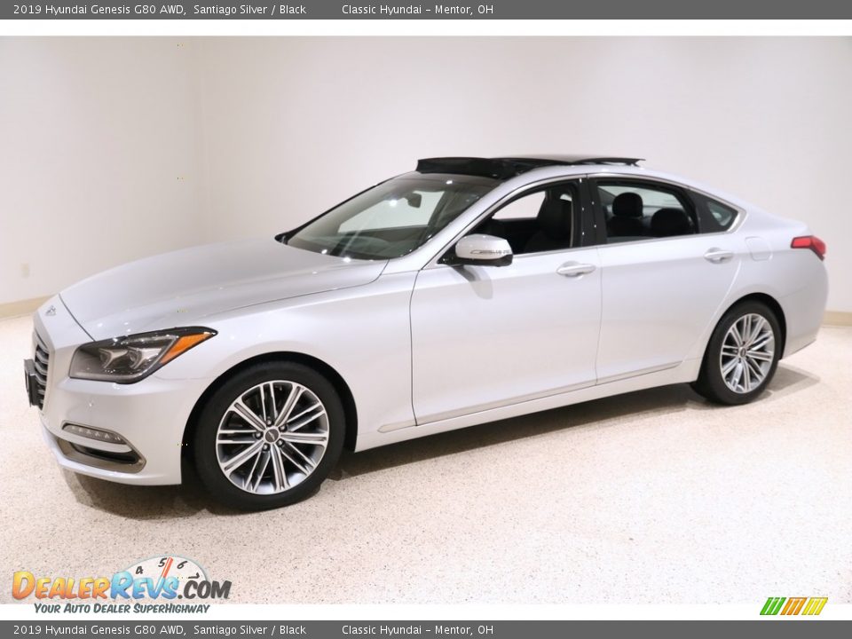 Santiago Silver 2019 Hyundai Genesis G80 AWD Photo #3