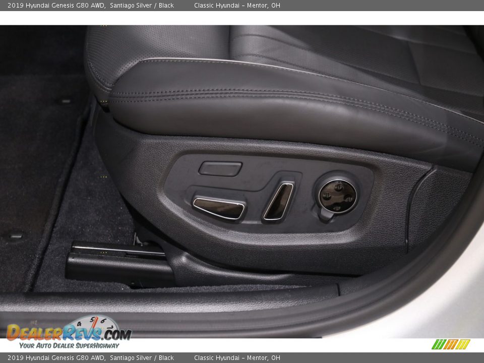 2019 Hyundai Genesis G80 AWD Santiago Silver / Black Photo #6
