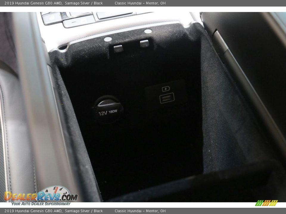 2019 Hyundai Genesis G80 AWD Santiago Silver / Black Photo #23