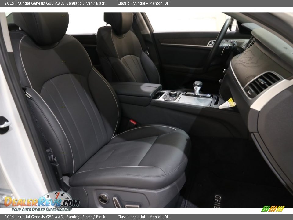 2019 Hyundai Genesis G80 AWD Santiago Silver / Black Photo #24