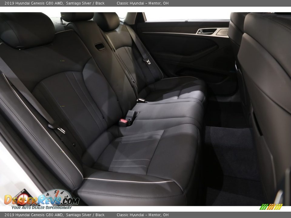 2019 Hyundai Genesis G80 AWD Santiago Silver / Black Photo #25