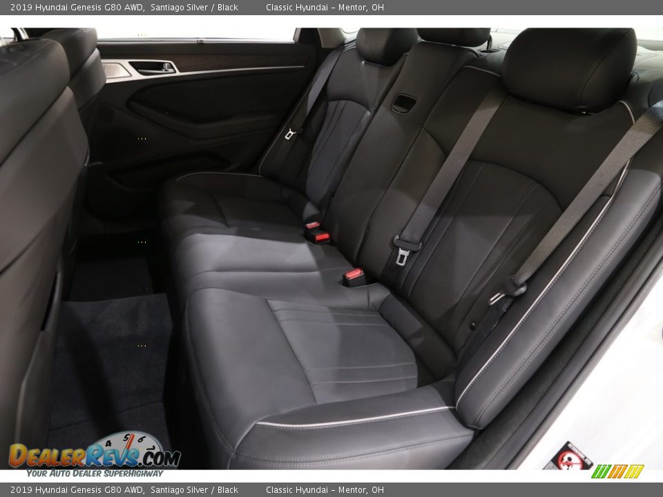 Rear Seat of 2019 Hyundai Genesis G80 AWD Photo #28