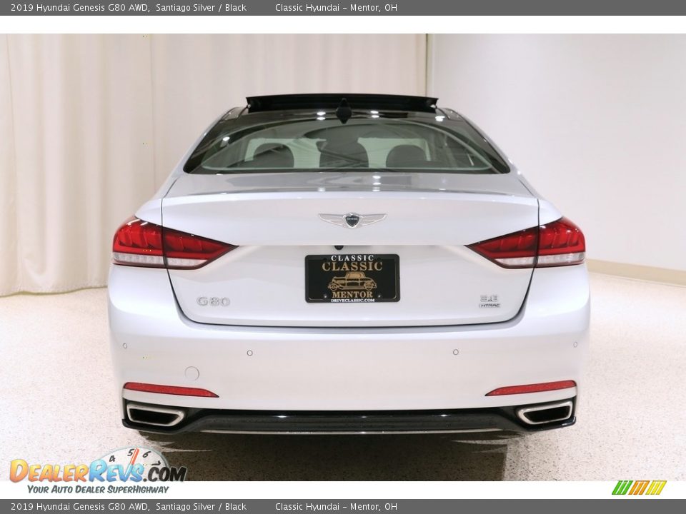 2019 Hyundai Genesis G80 AWD Santiago Silver / Black Photo #31