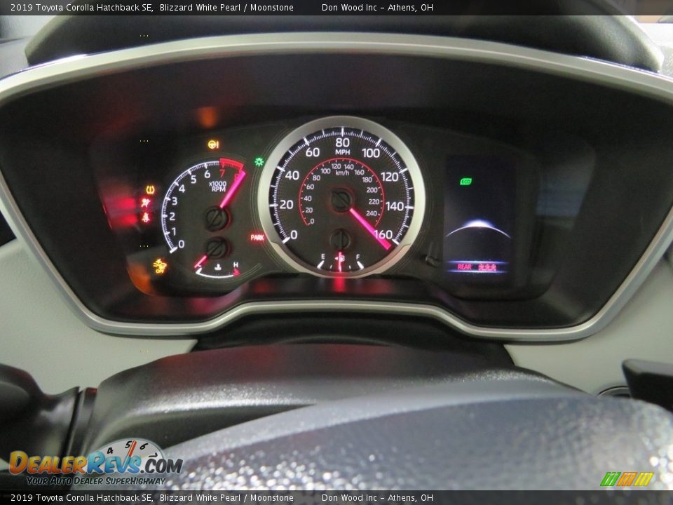 2019 Toyota Corolla Hatchback SE Blizzard White Pearl / Moonstone Photo #25