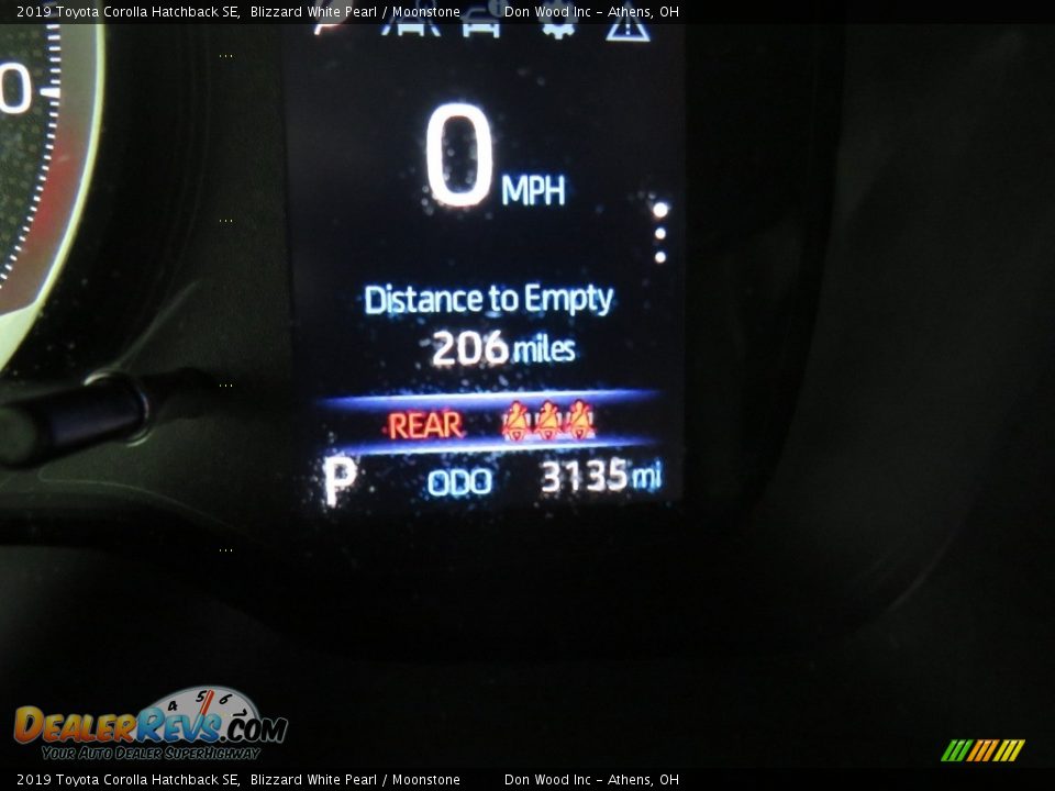 2019 Toyota Corolla Hatchback SE Blizzard White Pearl / Moonstone Photo #26