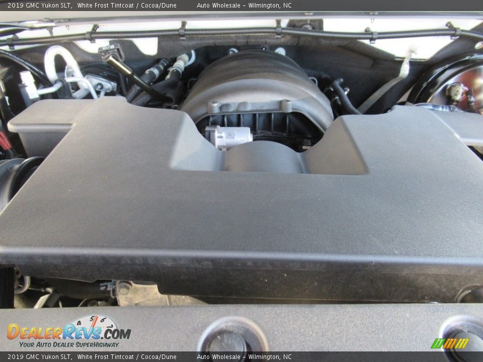 2019 GMC Yukon SLT White Frost Tintcoat / Cocoa/Dune Photo #6