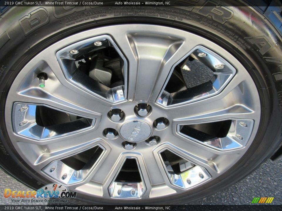 2019 GMC Yukon SLT White Frost Tintcoat / Cocoa/Dune Photo #7