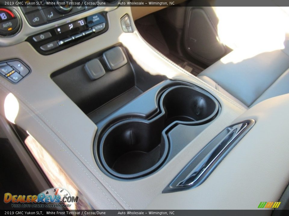 2019 GMC Yukon SLT White Frost Tintcoat / Cocoa/Dune Photo #19