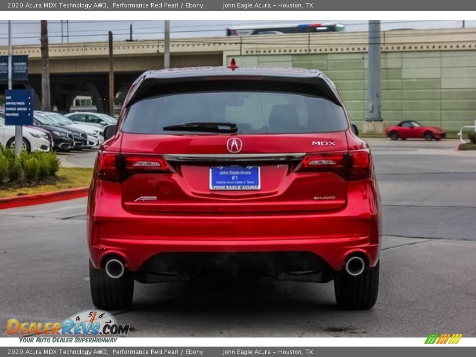 2020 Acura MDX Technology AWD Performance Red Pearl / Ebony Photo #6