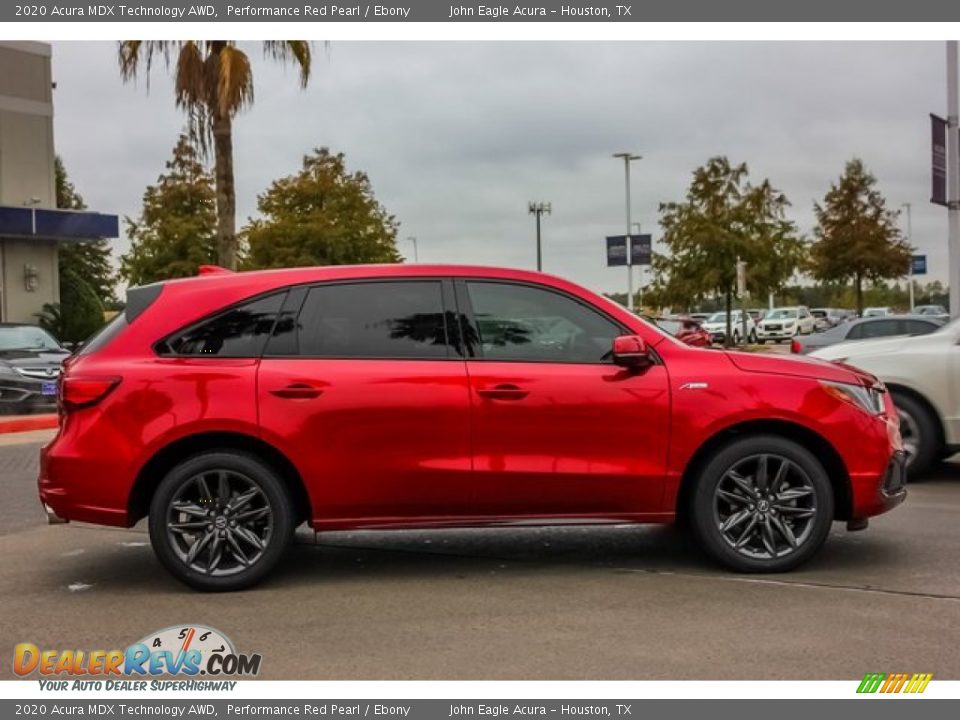2020 Acura MDX Technology AWD Performance Red Pearl / Ebony Photo #8