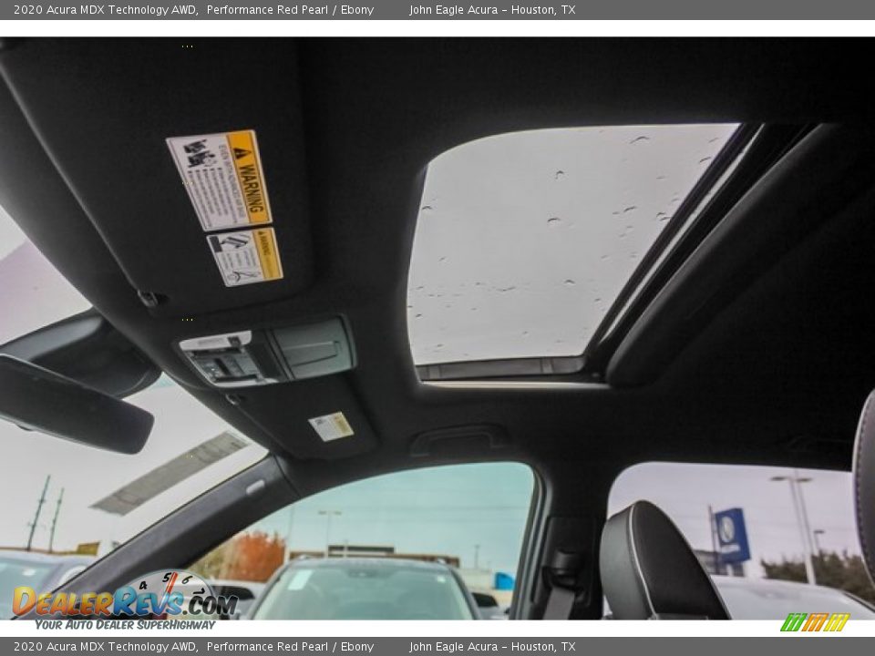 2020 Acura MDX Technology AWD Performance Red Pearl / Ebony Photo #14