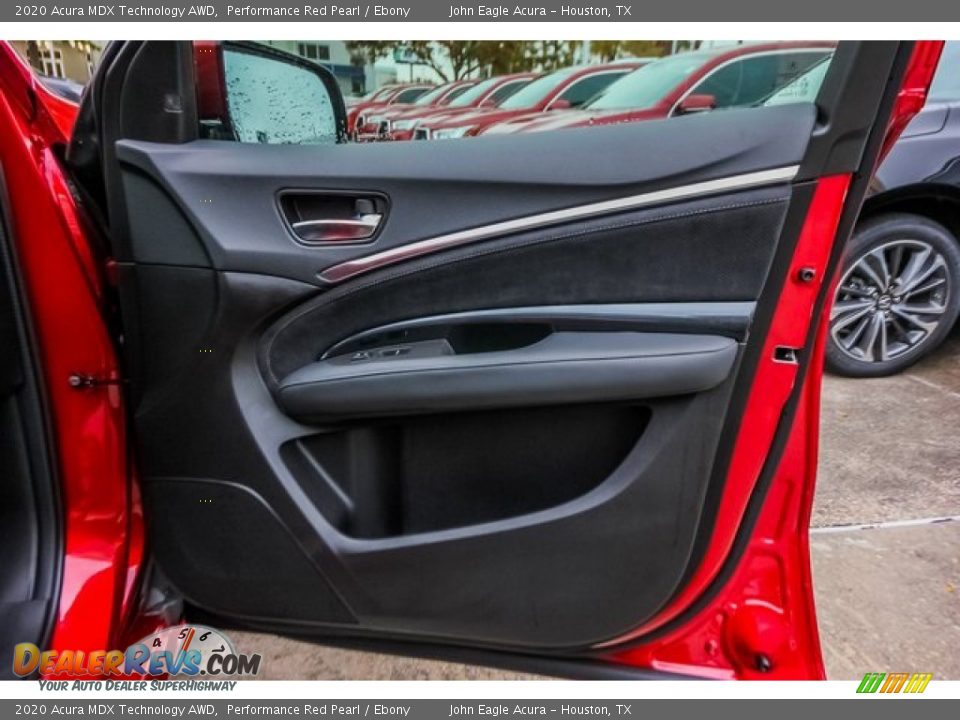 2020 Acura MDX Technology AWD Performance Red Pearl / Ebony Photo #24