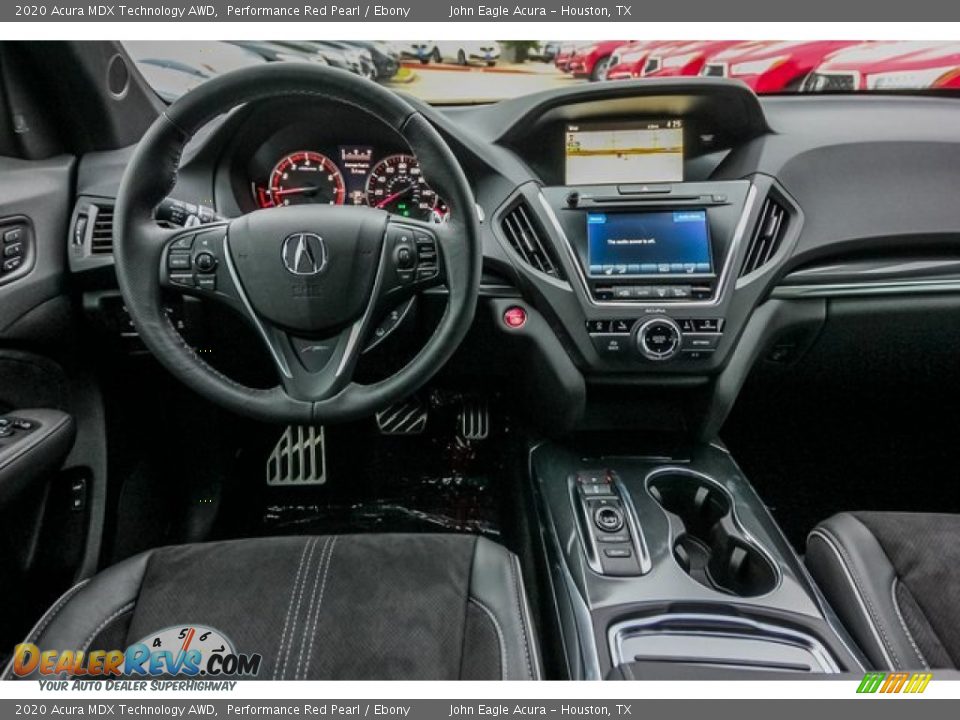 2020 Acura MDX Technology AWD Performance Red Pearl / Ebony Photo #27