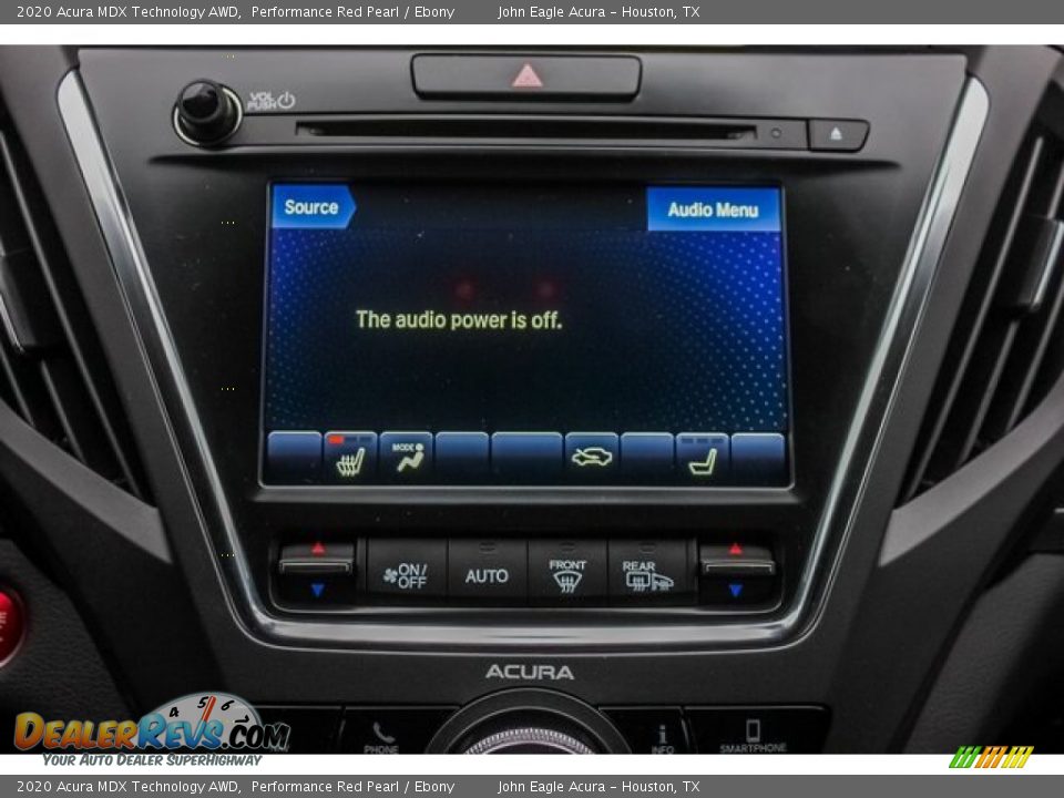 2020 Acura MDX Technology AWD Performance Red Pearl / Ebony Photo #30