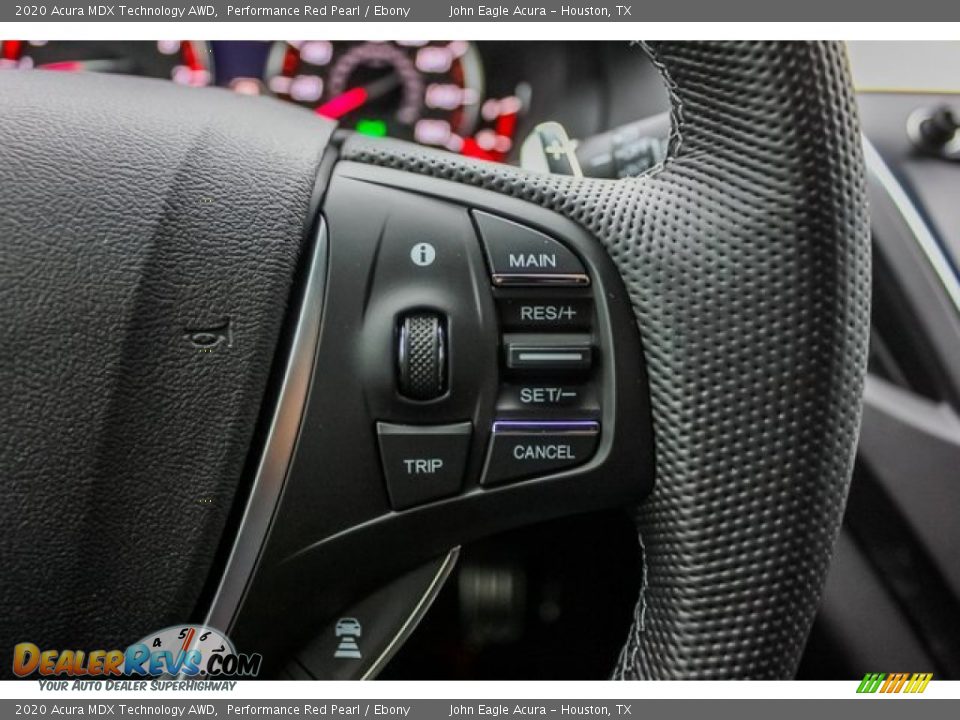 2020 Acura MDX Technology AWD Performance Red Pearl / Ebony Photo #36