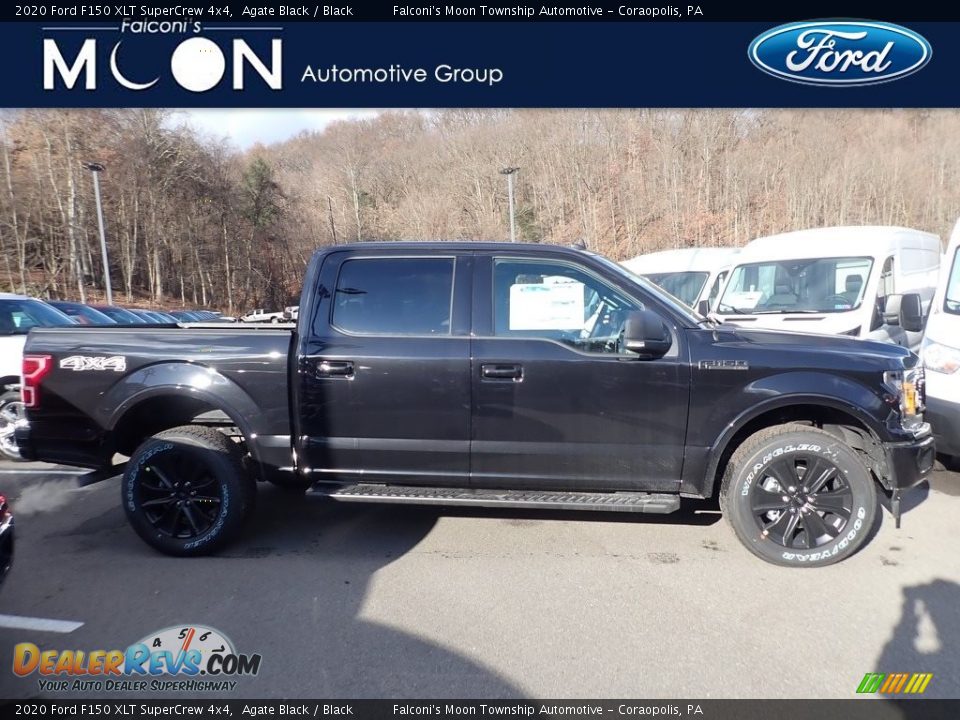 2020 Ford F150 XLT SuperCrew 4x4 Agate Black / Black Photo #1