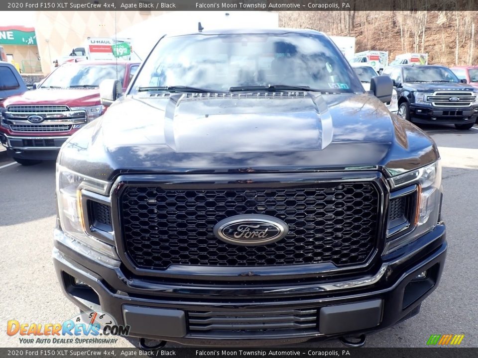 2020 Ford F150 XLT SuperCrew 4x4 Agate Black / Black Photo #4
