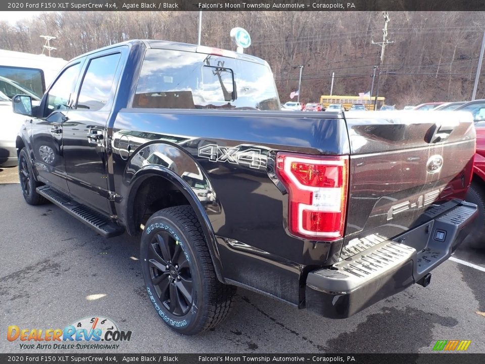 2020 Ford F150 XLT SuperCrew 4x4 Agate Black / Black Photo #5