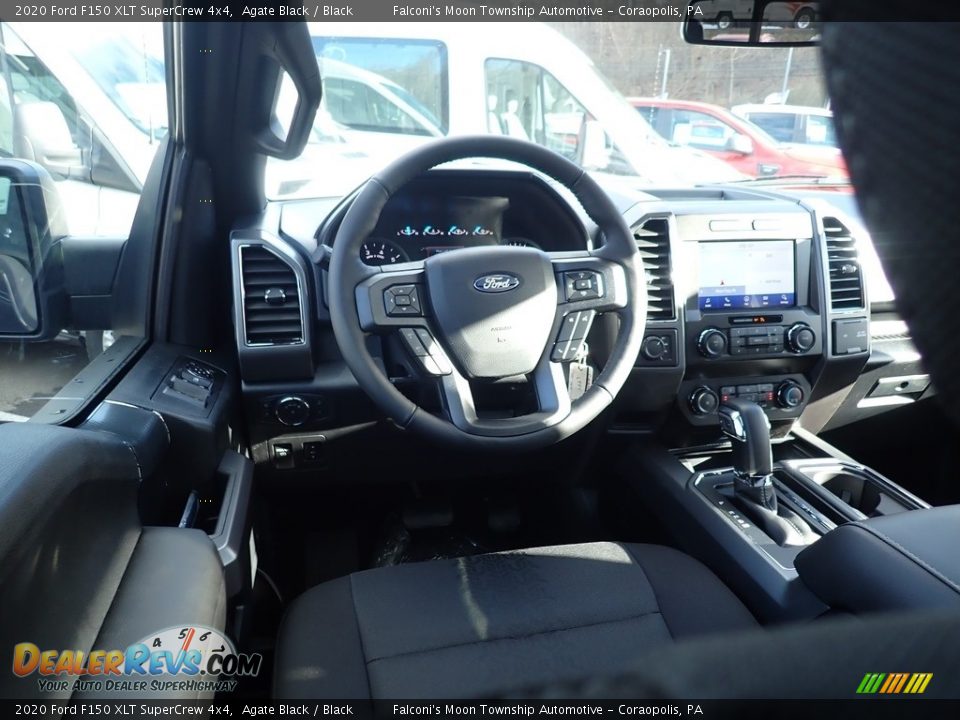 2020 Ford F150 XLT SuperCrew 4x4 Agate Black / Black Photo #9
