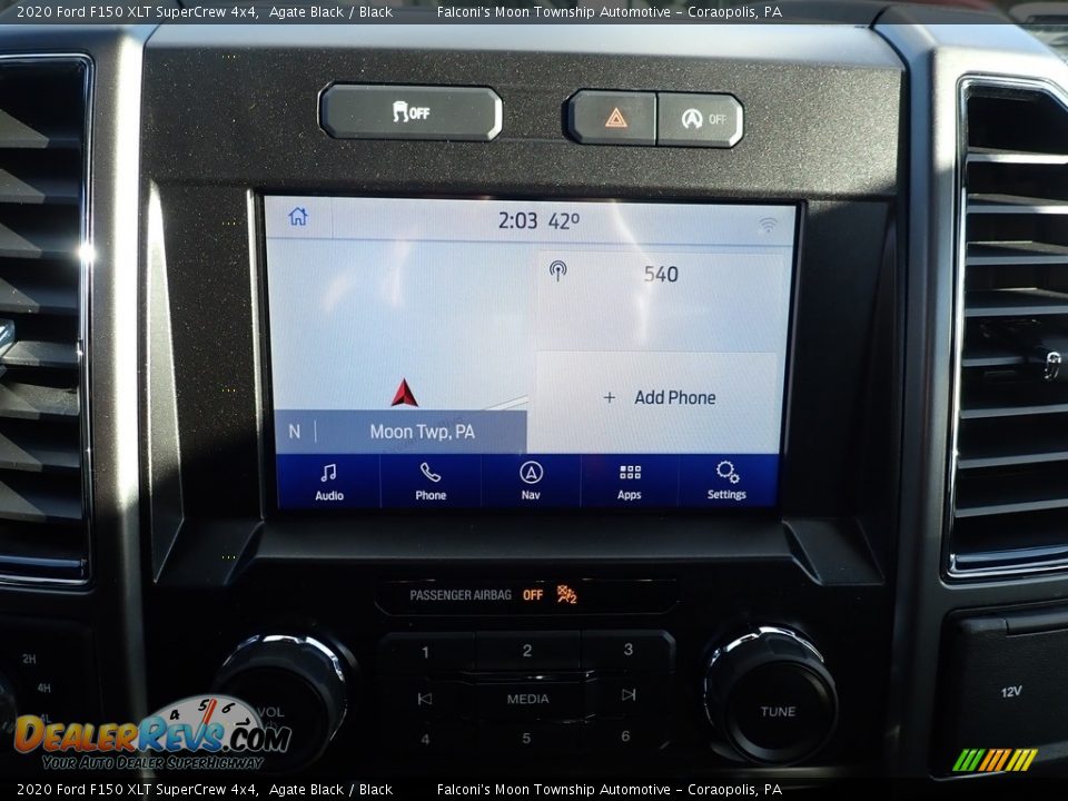 2020 Ford F150 XLT SuperCrew 4x4 Agate Black / Black Photo #14