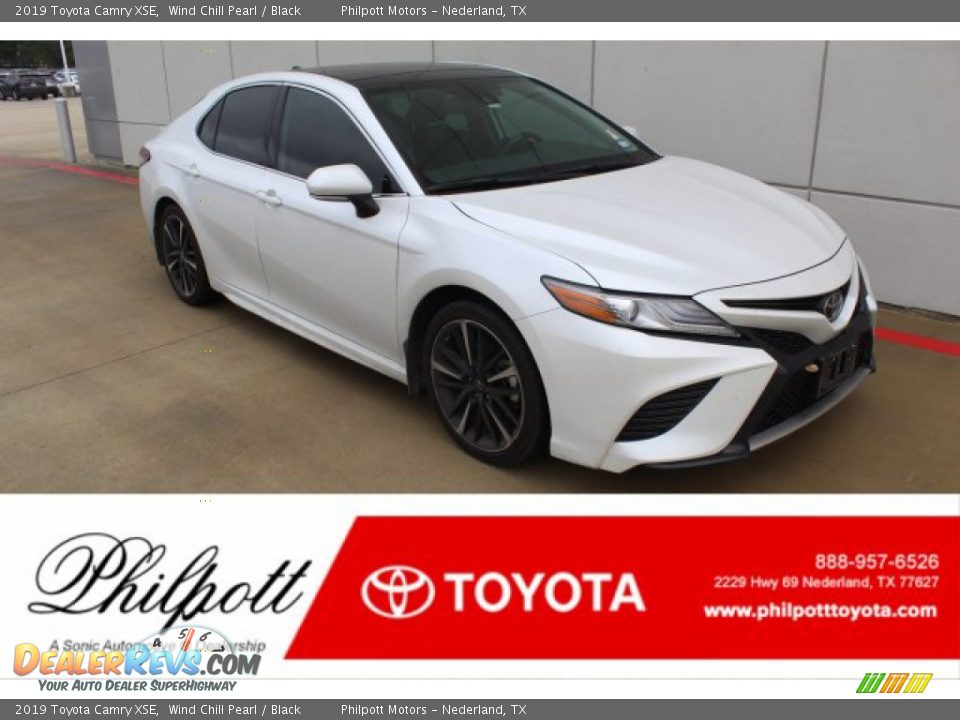 2019 Toyota Camry XSE Wind Chill Pearl / Black Photo #1