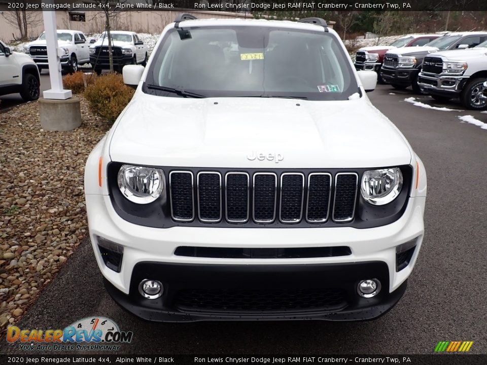 2020 Jeep Renegade Latitude 4x4 Alpine White / Black Photo #7
