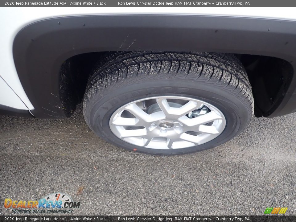 2020 Jeep Renegade Latitude 4x4 Alpine White / Black Photo #8